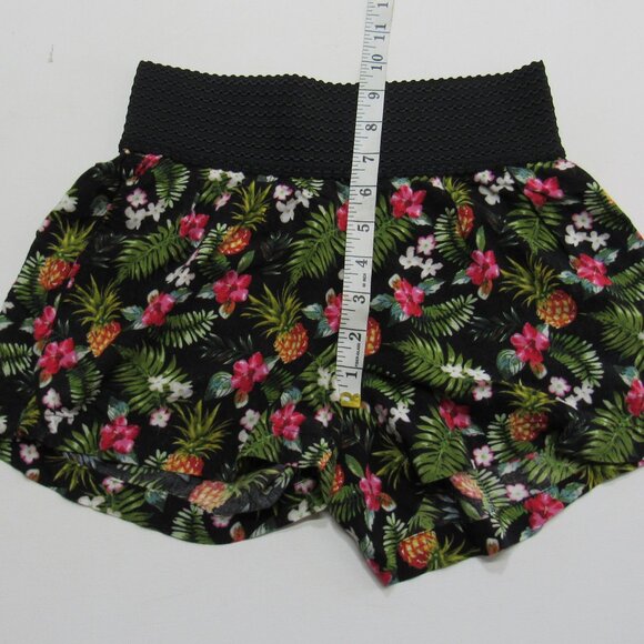 Freestyle Revolution Women's Boho Wide Leg Tropical Floral Runner Shorts Size S - Picture 7 of 7